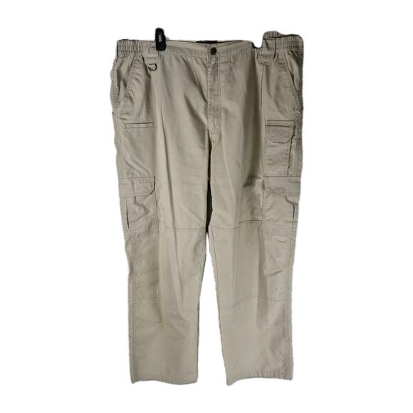 5.11 Tactical Taclite Pro Cargo Pants Mens 44x30 Khaki Ripstop Utility 74273 162 - Picture 1 of 10